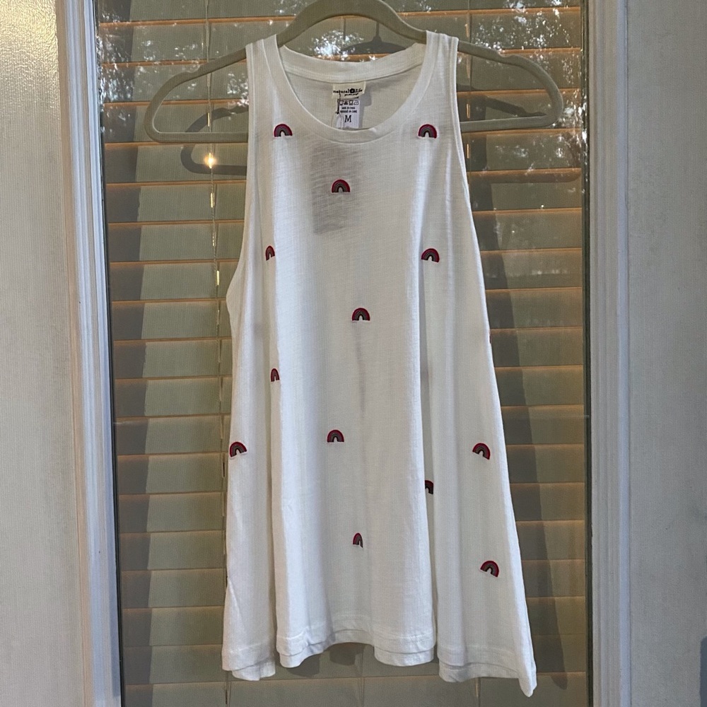NWT Natural Life Bridget Swing Tank Rainbows